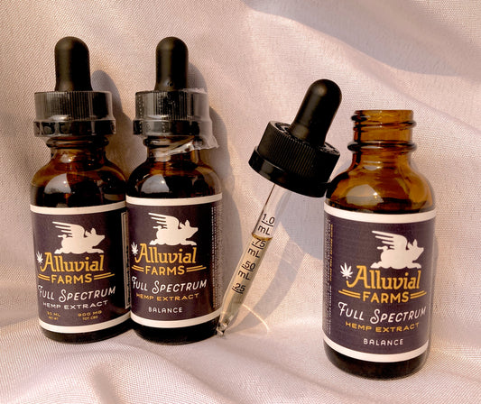 FAQ's about Alluvial Farms Full Spectrum Hemp Extract Tincture