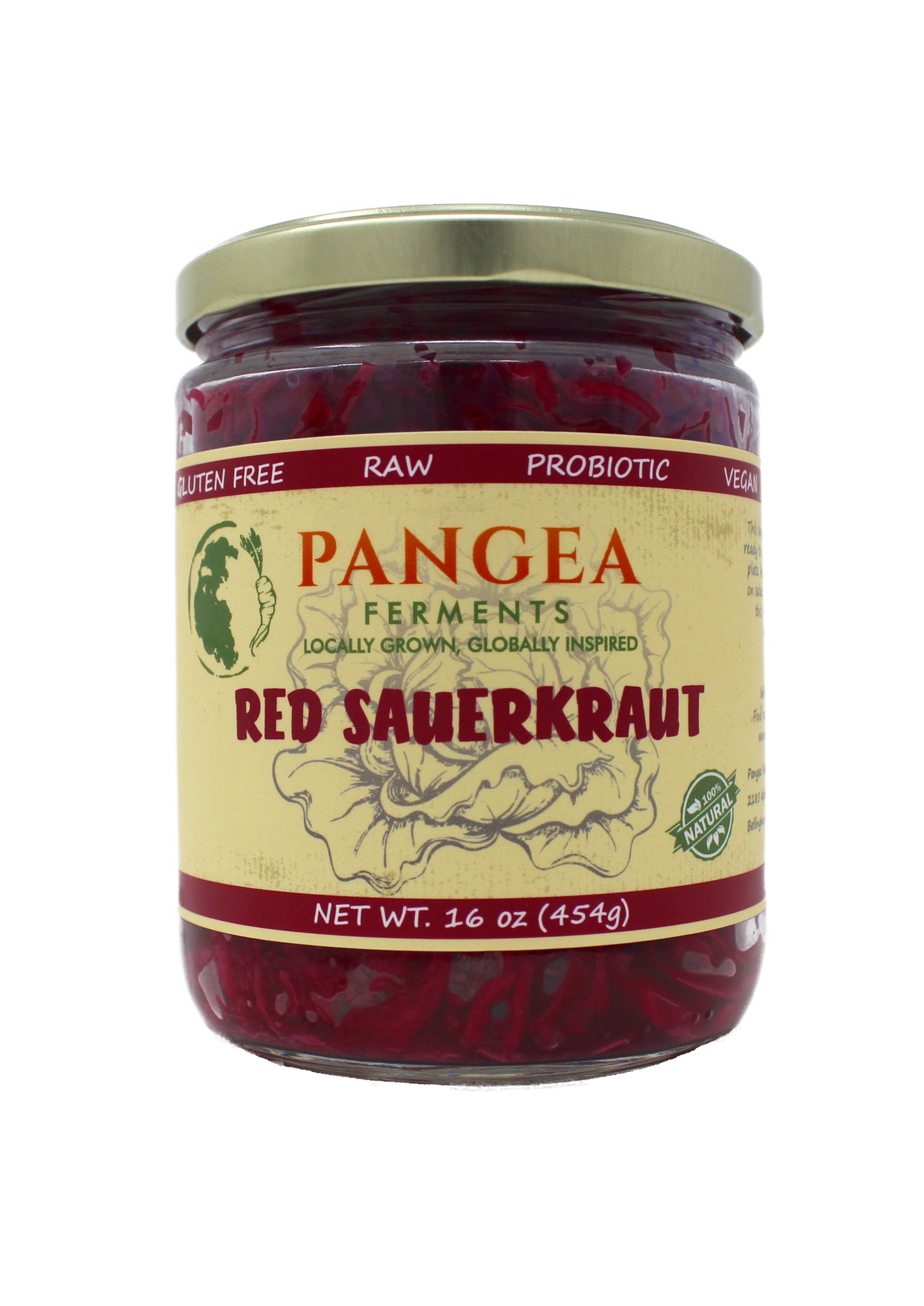 red sauerkraut pangea ferments