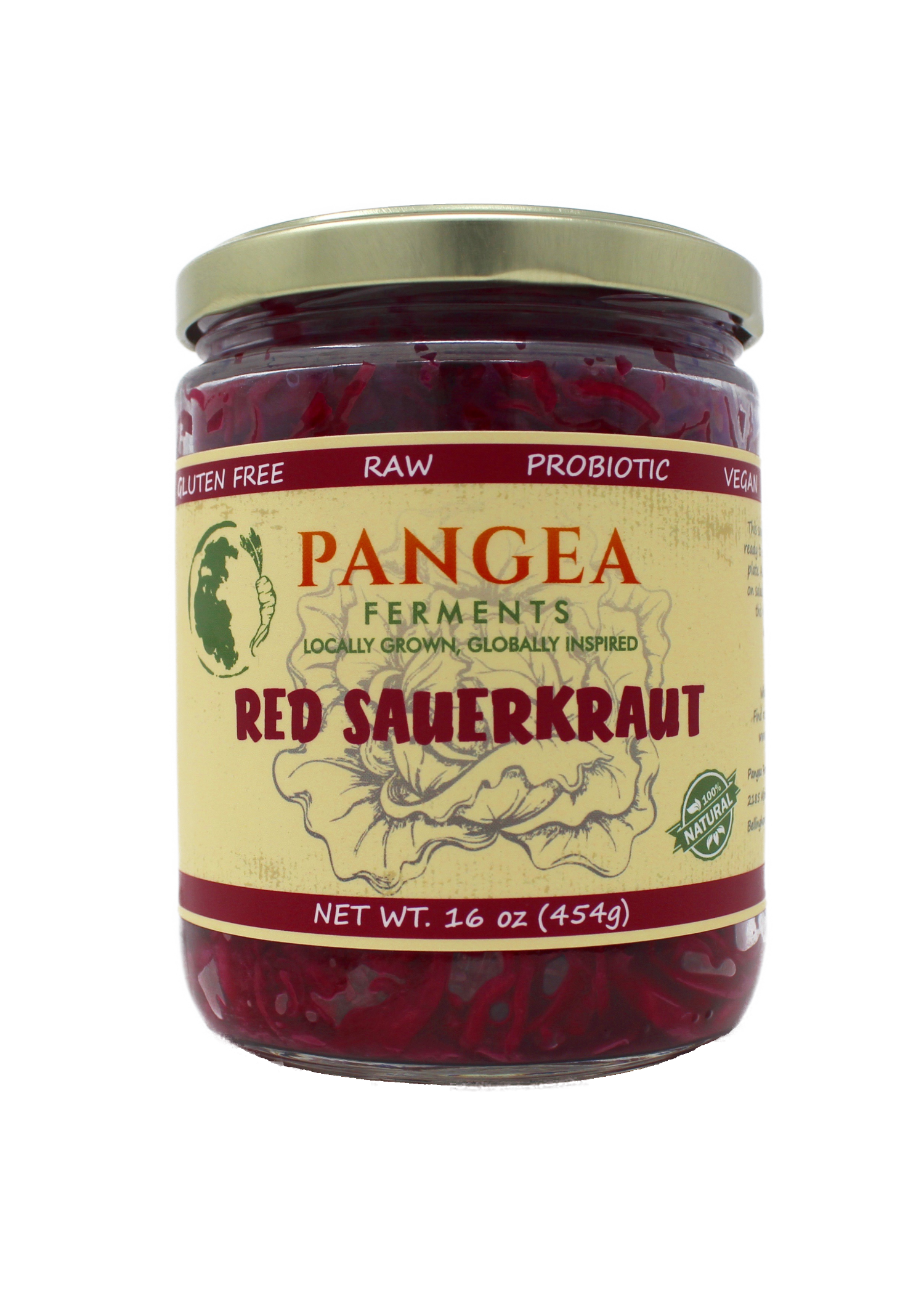 red sauerkraut pangea ferments