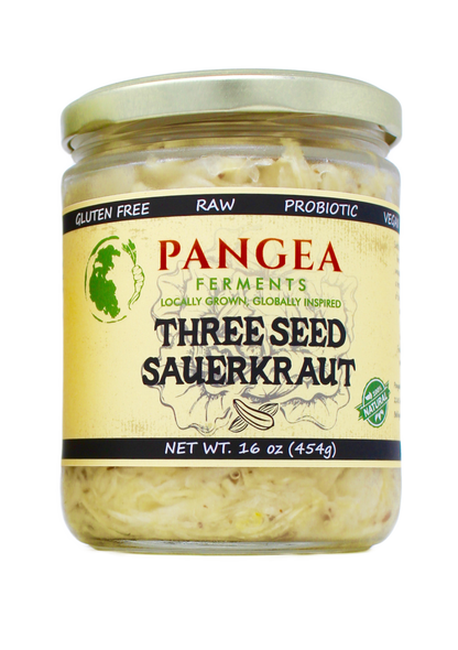 three seed sauerkraut pangea ferments