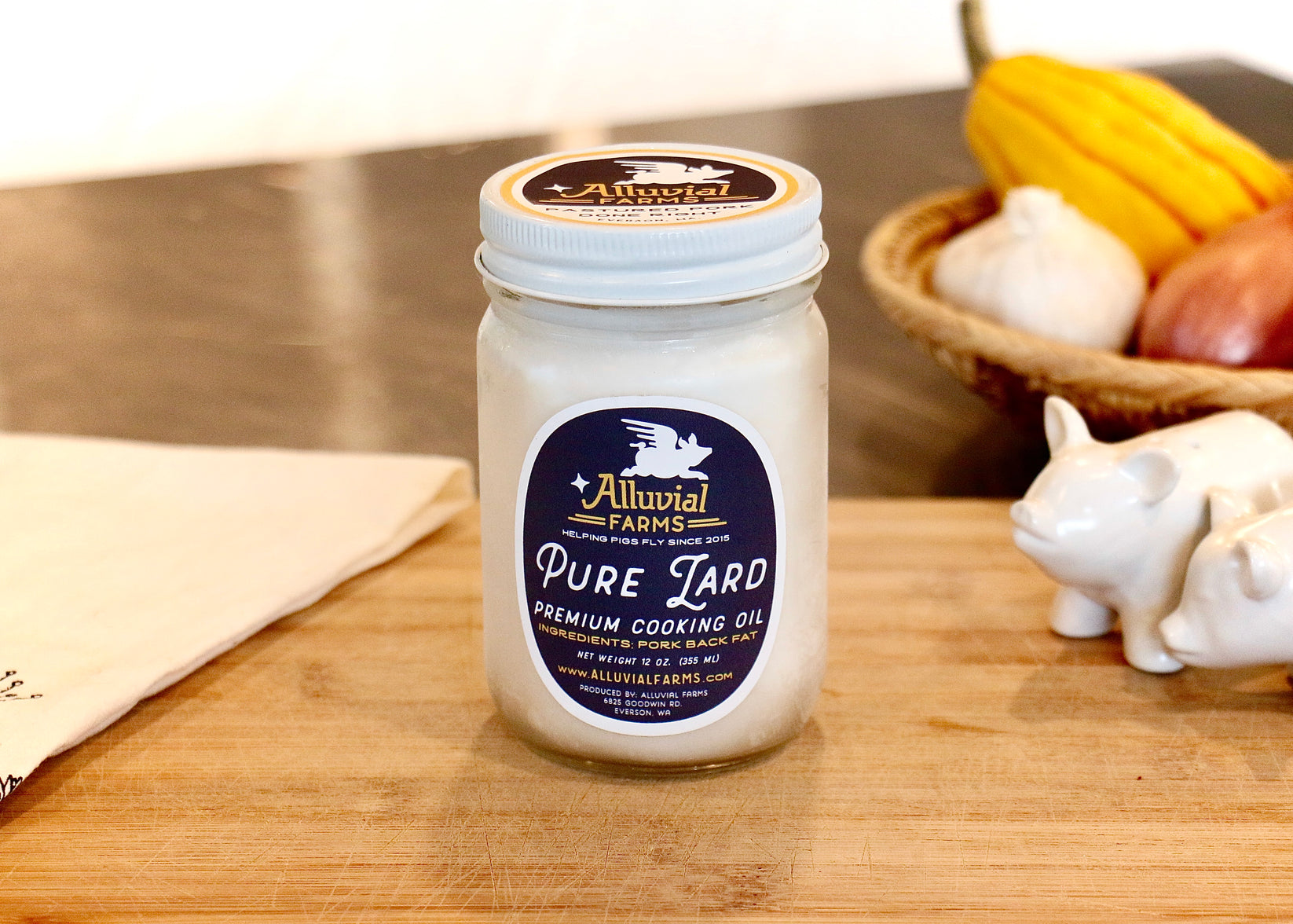 Pure Lard Cooking Oil Alluvial Farms